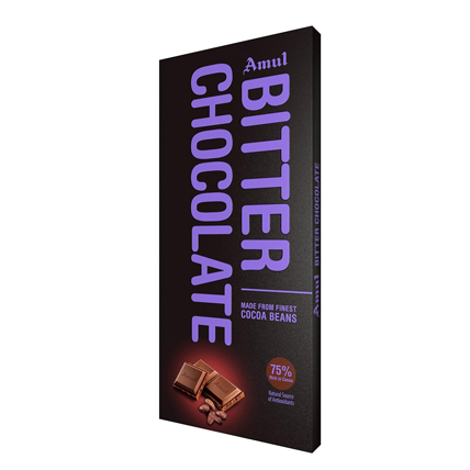 Amul Dark Chocolate 90% Bitter Intense